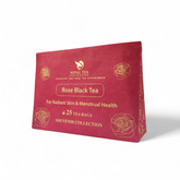 Rose Black Tea – 25 Premium Tea Bags | Himalayan Floral Harmony| For Radiant Skin & Menstrual Pain