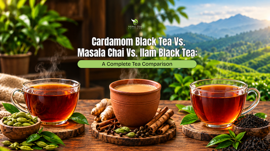Cardamom Black Tea Vs. Masala Chai Vs. Ilam Black Tea: A Complete Tea Comparison