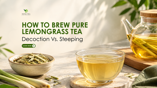 How To Brew Pure Lemongrass Tea: Decoction Vs. Steeping