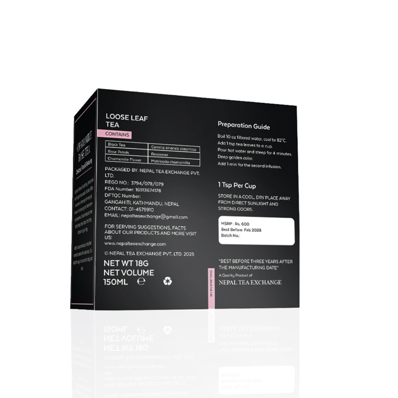 82° Chamomile Rose Tea