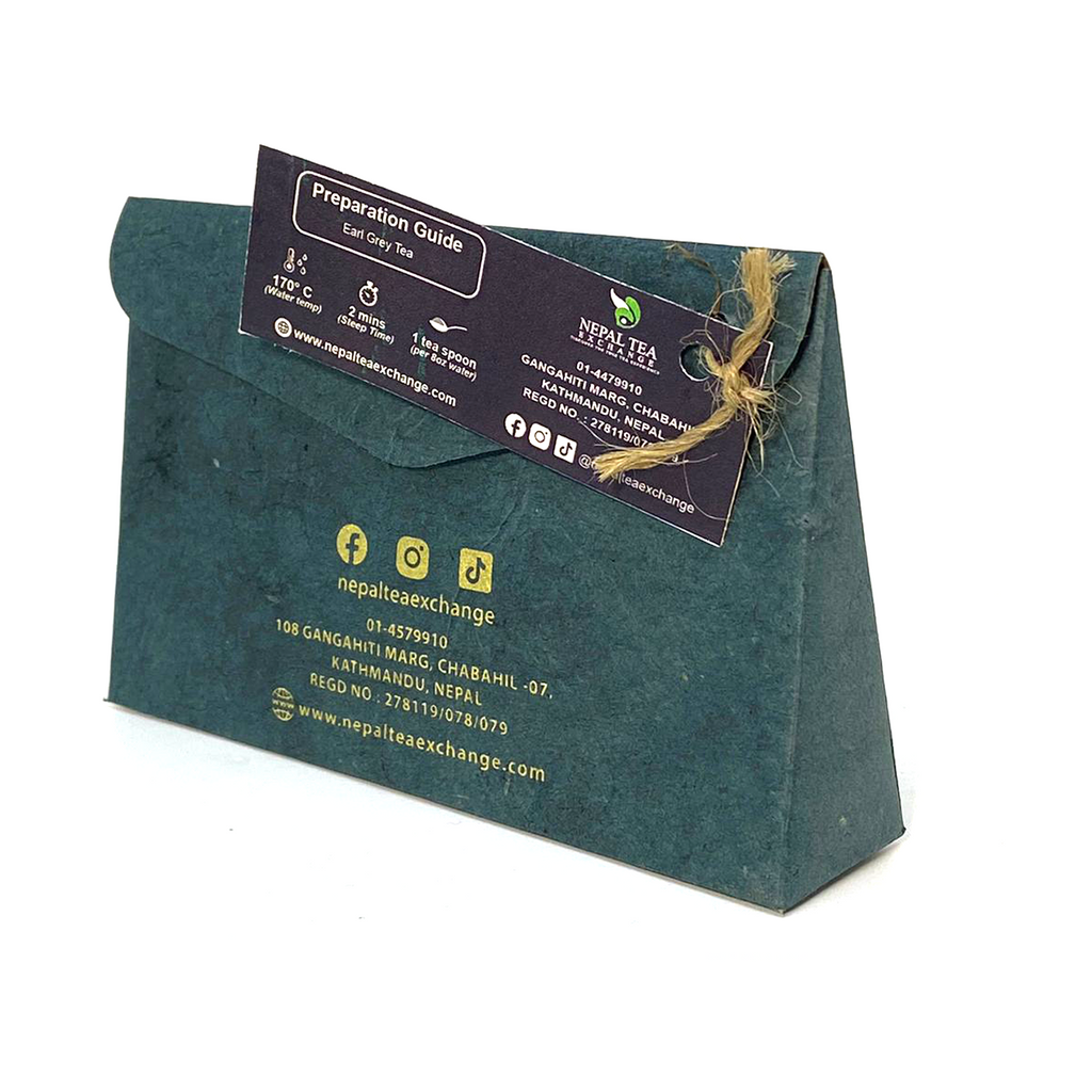 Earl Grey Tea - 25 Tea Bags - Nepal Tea Exchange - Souvenir Collection