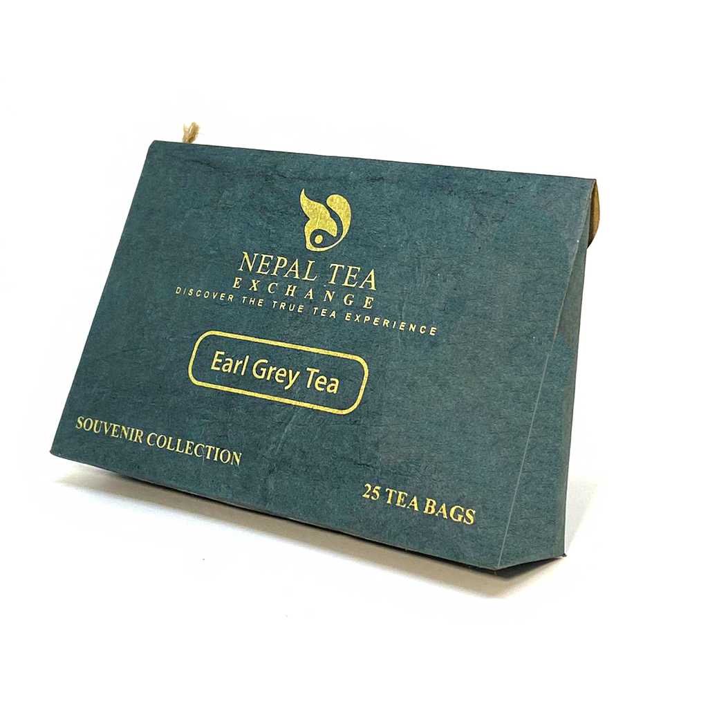 Earl Grey Tea - 25 Tea Bags - Nepal Tea Exchange - Souvenir Collection