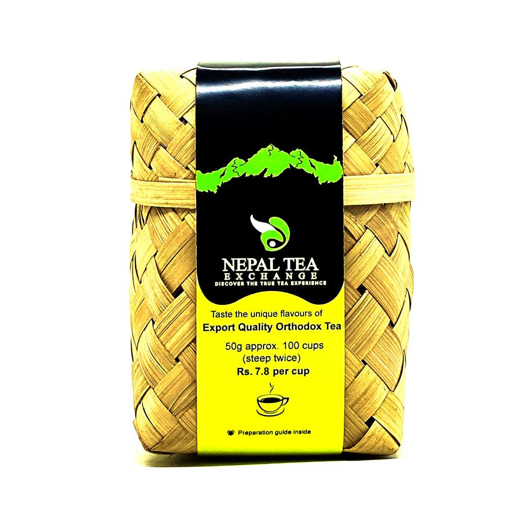 Jasmine Green Tea - Handcrafted Bamboo Box Packaging - 50g