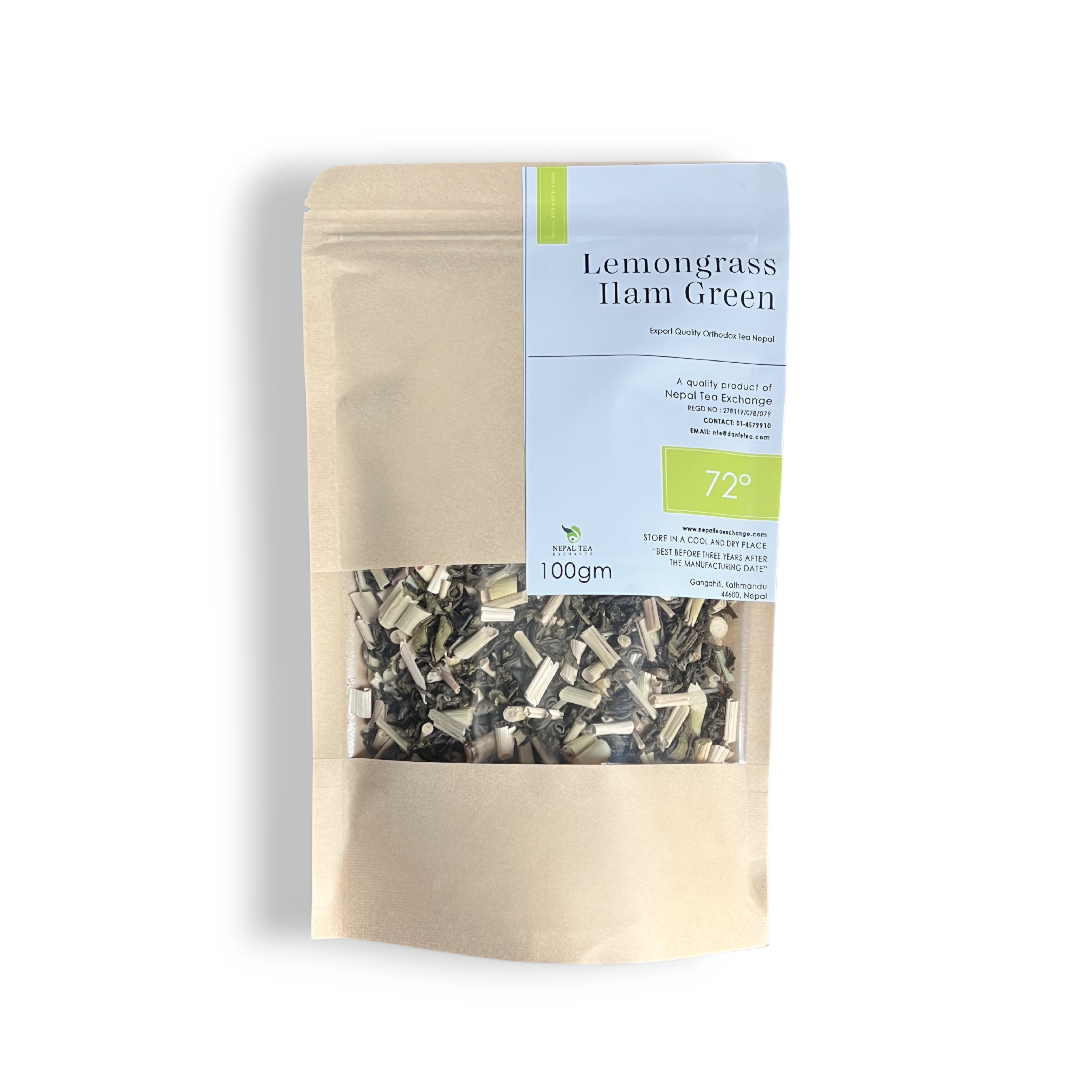 72° Lemongrass Ilam Green Tea