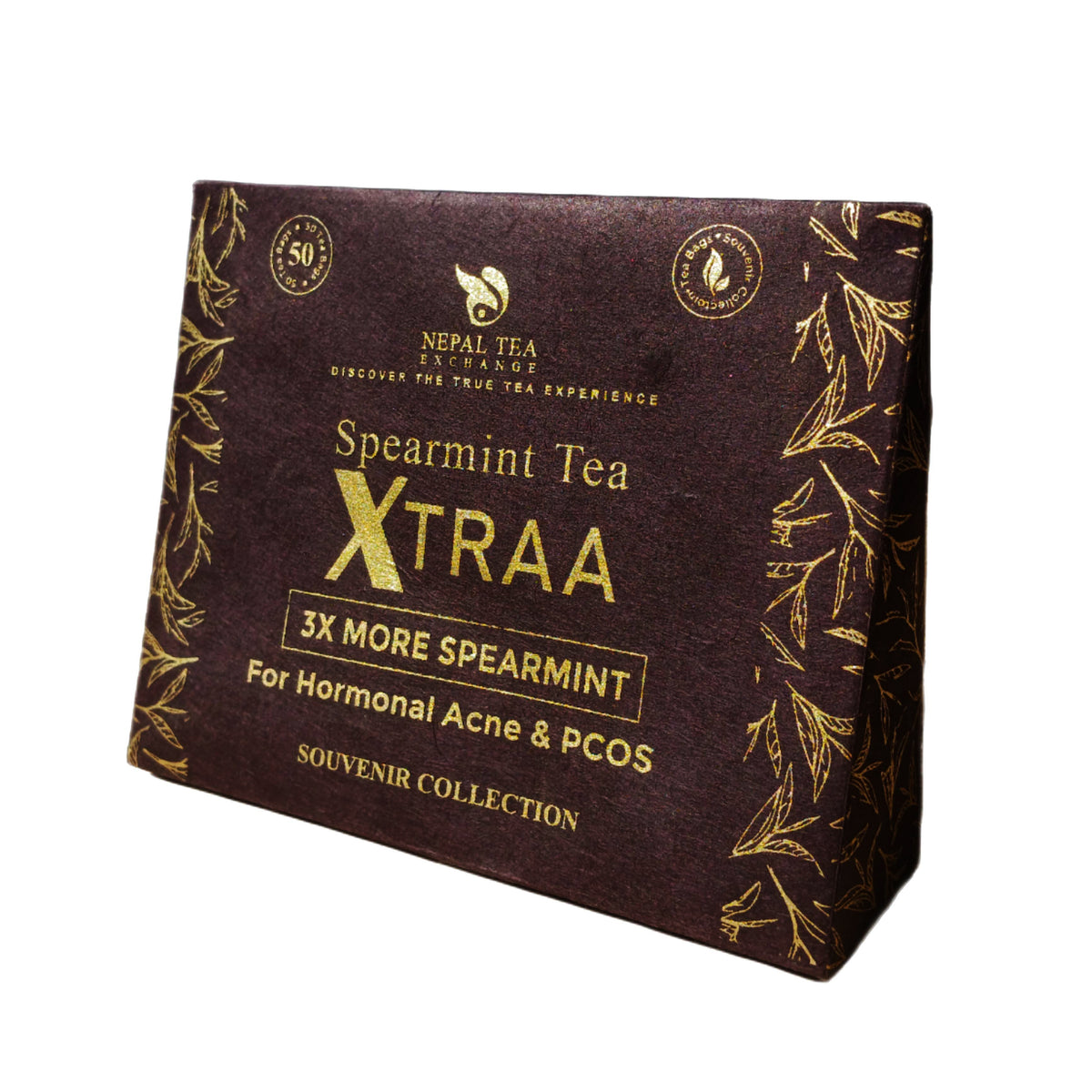 Spearmint Tea XTRAA  For Hormonal Balance - 3X More Spearmint, Naturally Uplifting - Souvenir Collection